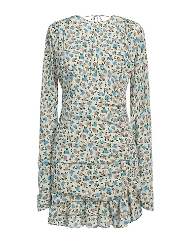 ALESSANDRA RICH Robe courte Ivoire 100% Soie