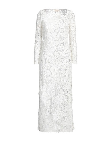 ANJUNA Midi dress White 100% Cotton