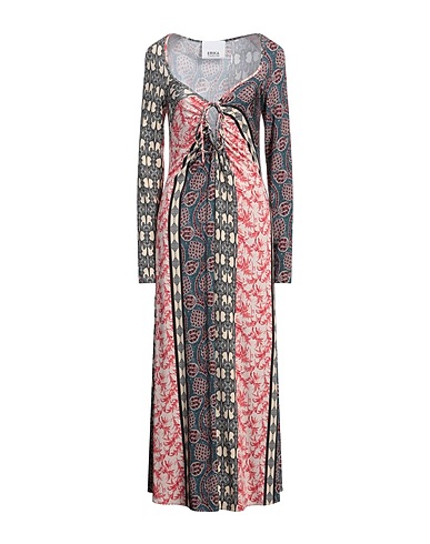 ERIKA CAVALLINI Vestito lungo Avio 90% Viscosa, 10% Elastan