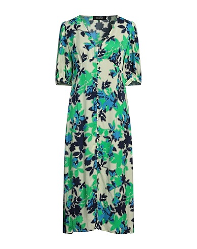 POUSTOVIT Vestito chemisier Verde 100% Viscosa