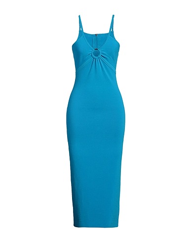 MICHAEL MICHAEL KORS Robe fourreau Bleu d'azur 62% Viscose recyclée, 21% Nylon, 14% Polyester, 3% Élasthanne