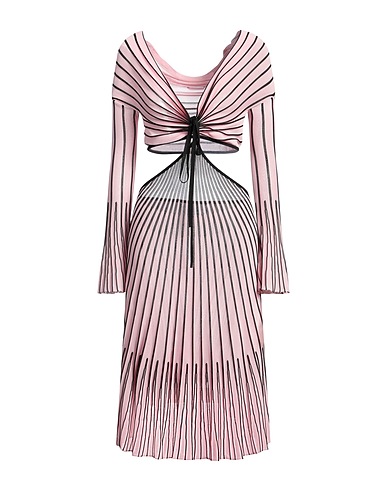 MSGM Midi dress Light pink 100% Viscose