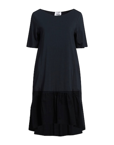 ALPHA STUDIO Short dress Midnight blue 95% Cotton, 5% Elastane