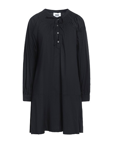 ALPHA STUDIO Vestito corto Nero 98% Cotone, 2% Elastan