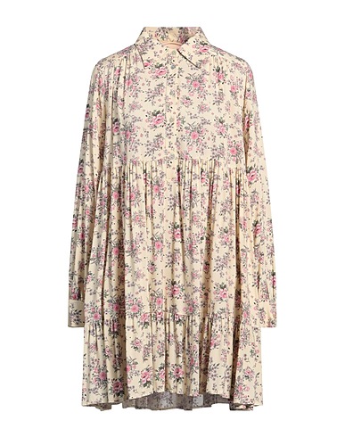 ANIYE BY Shirt dress Beige 100% Viscose