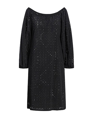 RRD Midi dress Black 81% Polyamide, 19% Elastane
