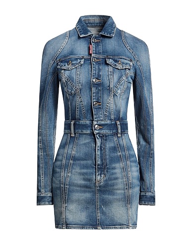 DSQUARED2 Denim dress 99% Cotton, 1% Elastane