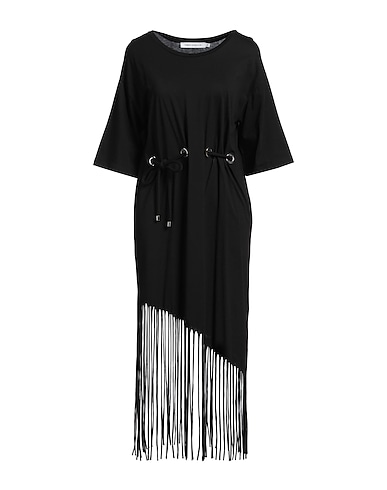 SIMONA CORSELLINI Short dress NERO 100% Cotton