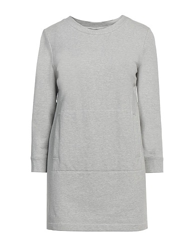 NORMA KAMALI Short dress Light grey 95% Cotton, 5% Elastane
