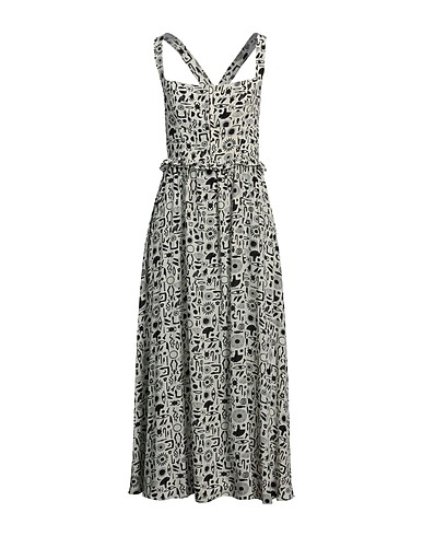 MUZUNGU SISTERS Long dress Ivory 100% Silk