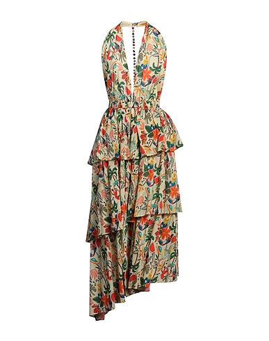 CONNOR & BLAKE Long dress Pastel yellow 100% Cotton