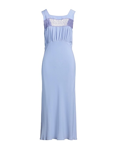 SEAFARER Long dress Light blue 69% Acetate, 31% Silk