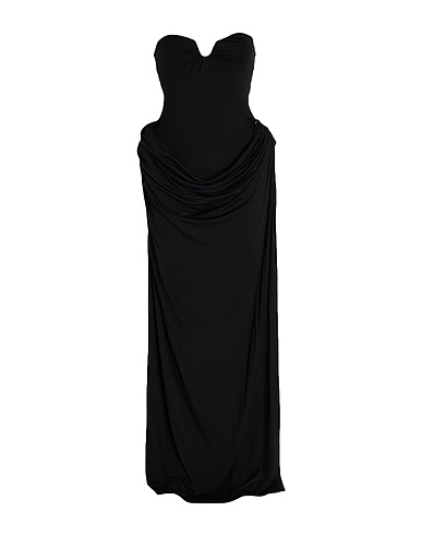 MAGDA BUTRYM Elegant dress Black 94% Viscose, 6% Elastane