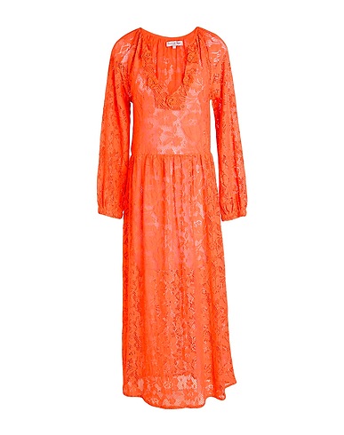 CONNOR & BLAKE Long dress Orange 100% Cotton