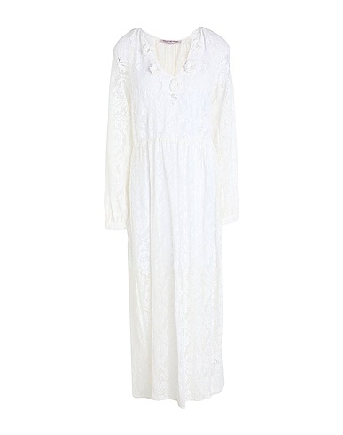 CONNOR & BLAKE Vestito lungo Bianco 100% Cotone