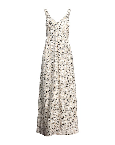ALYSI Long dress Ivory 100% Cotton