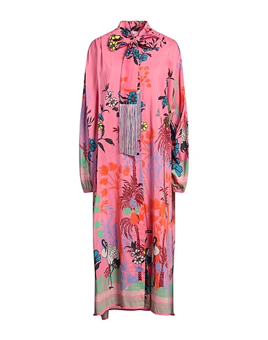 ANJUNA Midi dress Pink 72% Cotton, 28% Silk