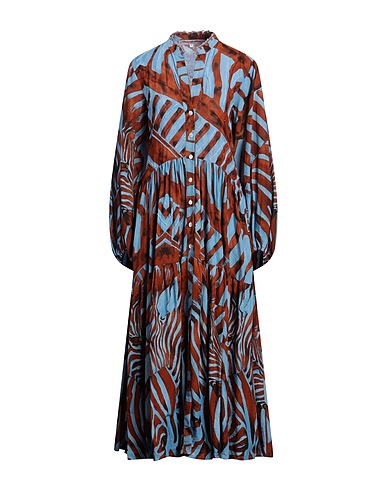 CONNOR & BLAKE Vestito chemisier Celeste 100% Cotone