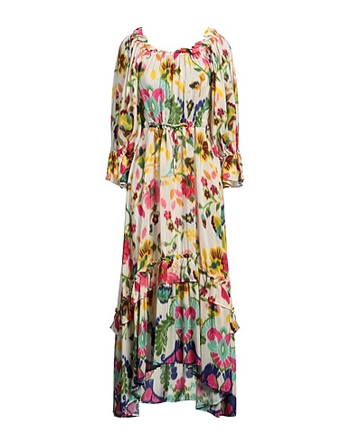 ANJUNA Midi dress Ivory 100% Viscose