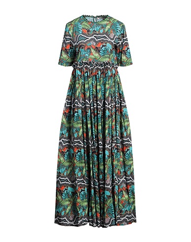 CONNOR & BLAKE Long dress Emerald green 100% Cotton