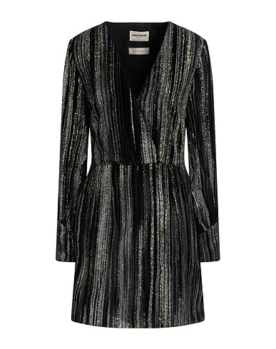 ZADIG&VOLTAIRE Short dress Black 82% Viscose, 18% Silk