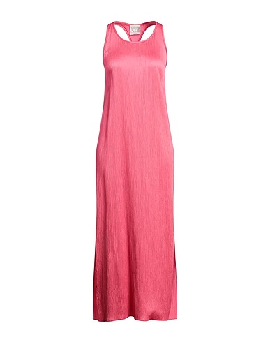 FORTE_FORTE Long dress Fuchsia 52% Acetate, 48% Viscose