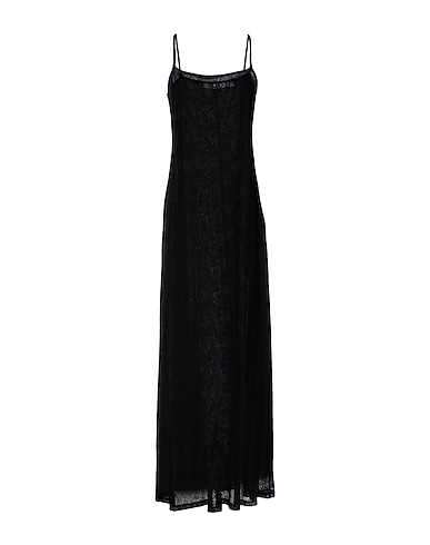 GESTUZ Vestito lungo Nero 45% Poliammide, 32% Poliammide riciclato, 23% Elastan