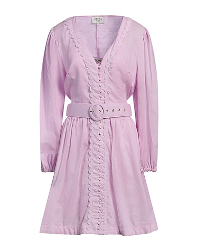 DREAM CATCHER ミニワンピース・ドレス LILLA リネン 55% / コットン 45%