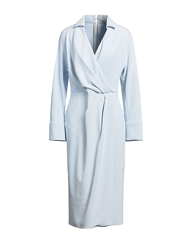 NATAN Midi dress Sky blue 98% Polyester, 2% Elastane