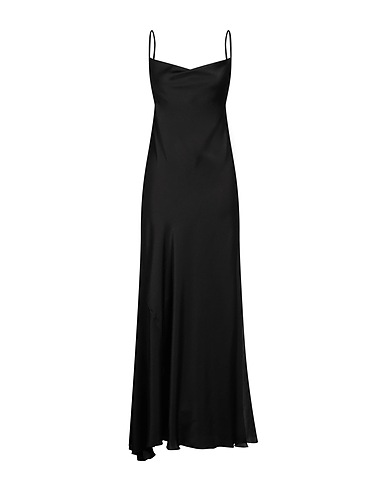 DISTRICT by MARGHERITA MAZZEI Long dress Black 100% Polyester