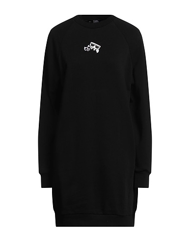 KARL LAGERFELD Short dress Black 100% Organic cotton