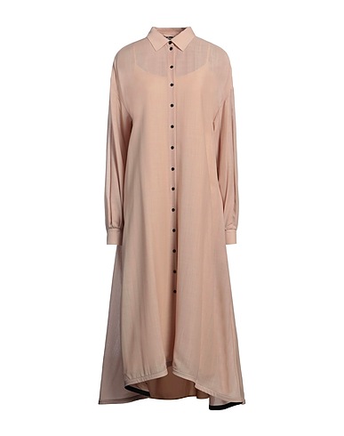 LENA LUMELSKY Long dress Blush 100% Wool