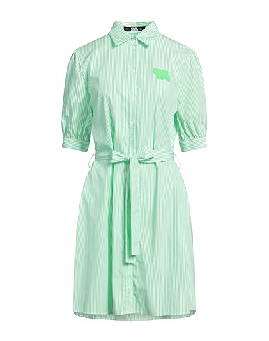 KARL LAGERFELD Midi dress Light green 100% Cotton