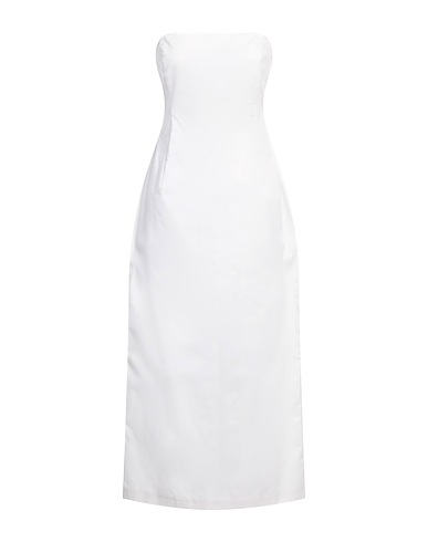 MAGDA BUTRYM Elegant dress White 100% Cotton, Polyamide