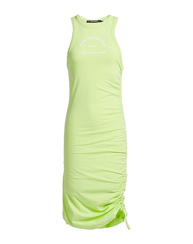 KARL LAGERFELD Copricostume Verde lime 94% Cotone organico, 6% Elastan