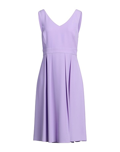 CARLA MONTANARINI Midi dress Lilac 95% Polyester, 5% Elastane