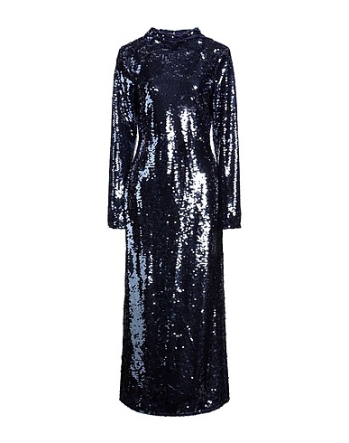 SELF-PORTRAIT Long dress Navy 100% Polyester