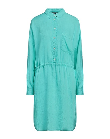 REPLAY Vestito chemisier ESSENTIAL Turchese 100% Lino