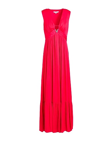 MORGAN DE TOI Long dress Fuchsia 70% Polyester, 30% Recycled polyester