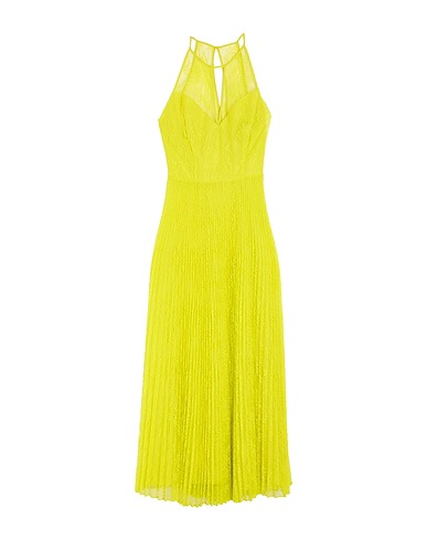 TWINSET Long dress Yellow 100% Polyester