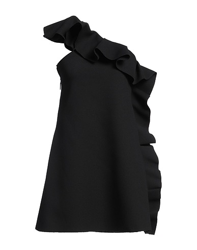 MSGM Vestito corto Nero 84% Poliestere, 10% Viscosa, 6% Elastan