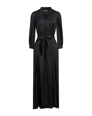 ZADIG&VOLTAIRE Long dress NERO 57% Recycled polyester, 43% Polyester