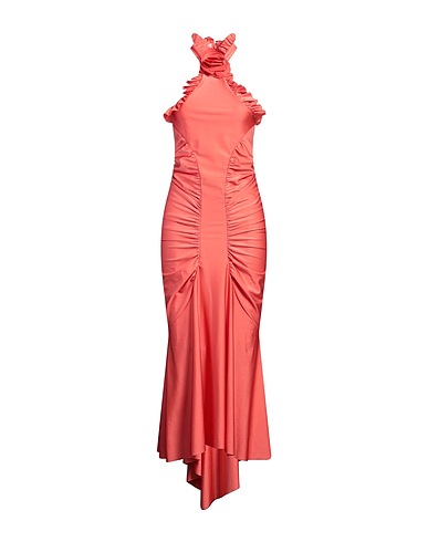 PHILOSOPHY di LORENZO SERAFINI Long dress Salmon pink 80% Polyamide, 20% Elastane