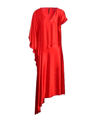 MANILA GRACE Langes Kleid Rot 100% Viskose
