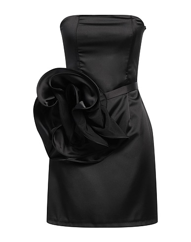 IMPERIAL Sheath dress Black 97% Polyester, 3% Elastane