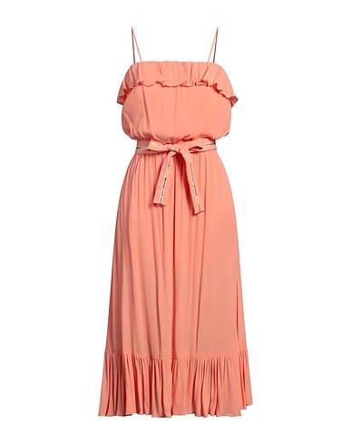 ALESSIA SANTI Midi-Kleid Lachs 100% Baumwolle