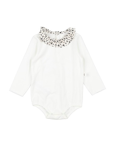 TEDDY & MINOU Baby bodysuit Off white 94% Cotton, 6% Elastane