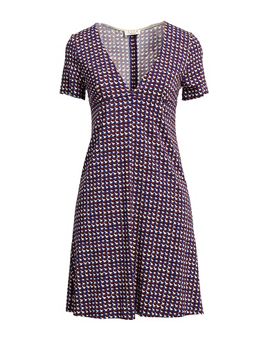 SIYU Short dress Blue 95% Viscose, 5% Elastane
