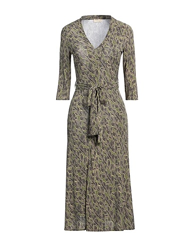 SIYU Midi dress Lime green 95% Viscose, 5% Elastane