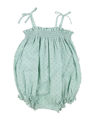 TEDDY & MINOU Baby bodysuit Sage green 80% Cotton, 20% Polyester